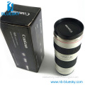 Silicone camera lens style coffee mug cup